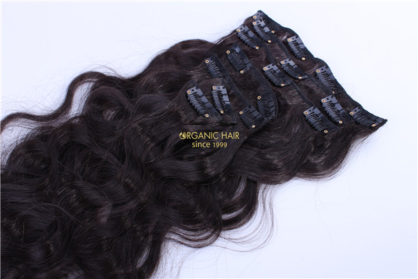 factory ywholesale clip in hair extensions cheap human hair